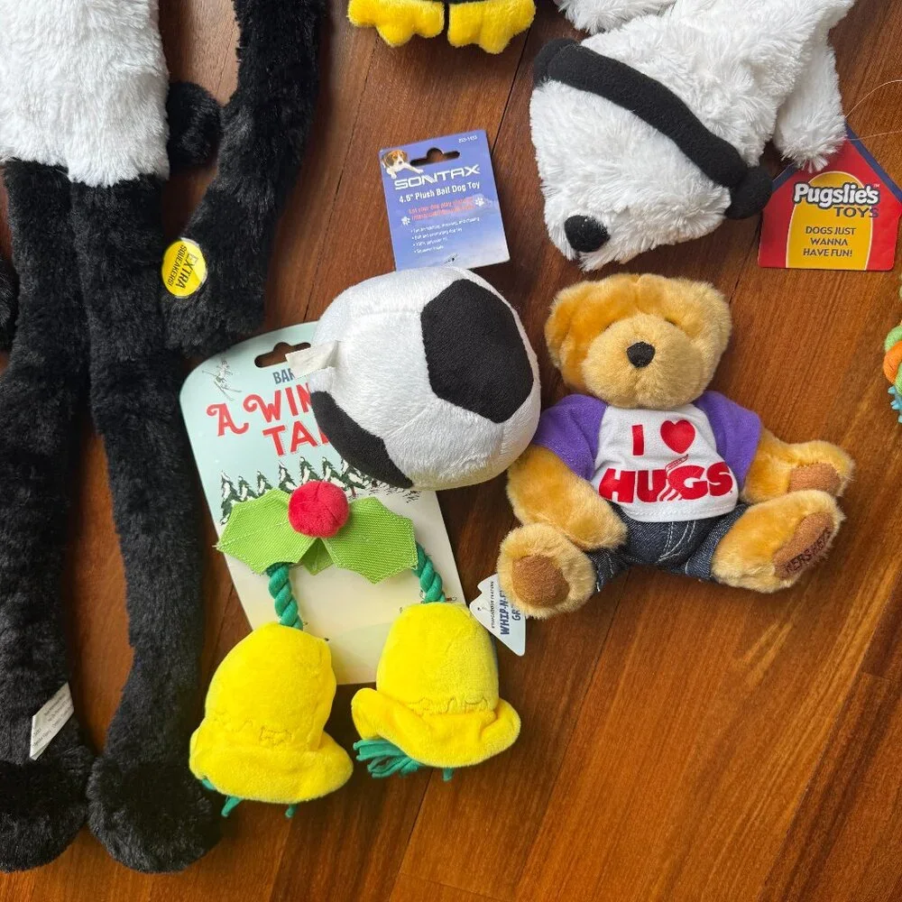 NEW Set of 9 Assorted Dog Toys